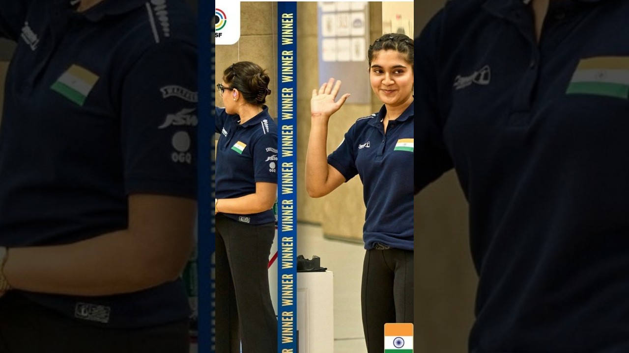 BIG NEWS! Esha Singh Strikes Gold in 25m Shooting 🇮🇳🏆#sportsnews #cwg #ishasingh #shootinggames