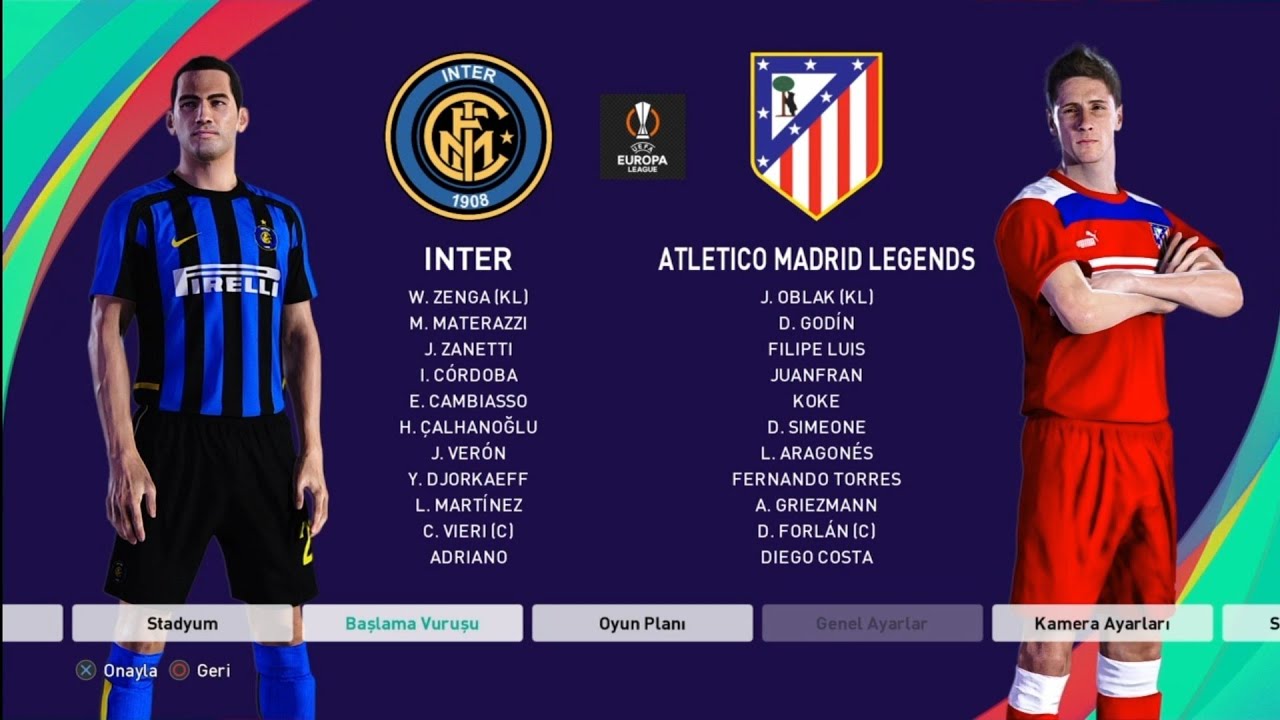 2025-26 UEL A Grubu 6.maçlar İnter Atletico Madrit 