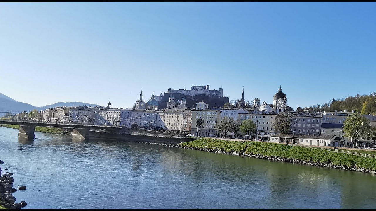 Salzburg, sound of music city. beautiful Salzburg. Austria.  lockdown impressions