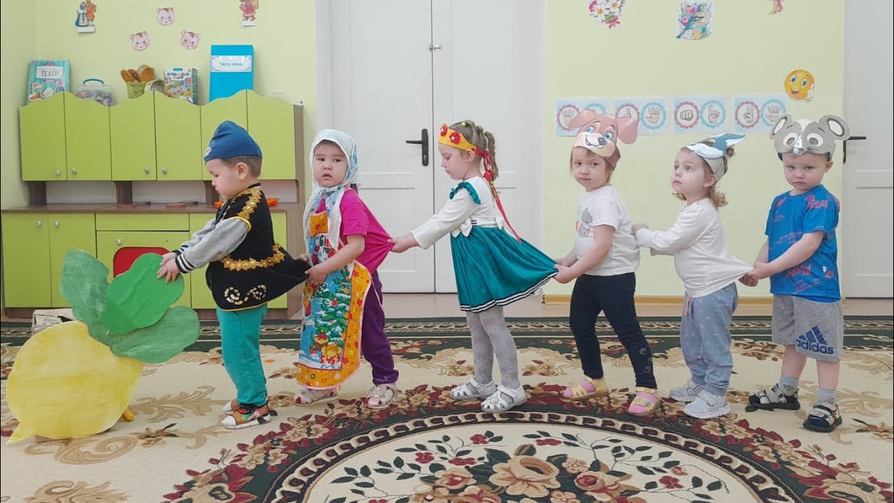 Репка.Музыкальная сказка для детей Младшая группа Руководитель Алпыспаева Р.З. Ясли-сад “Батыр”