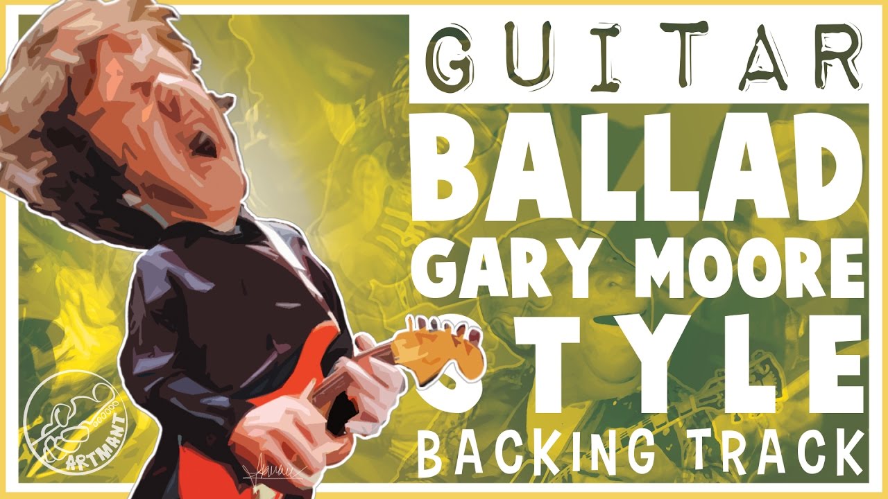 Slow Ballad Gary Moore Style Backing Track in A Minor