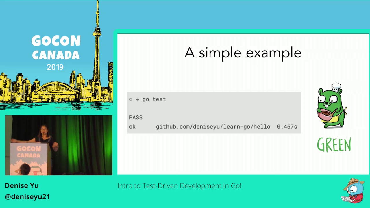 Intro to Test-Driven Development in Go - Denise Yu