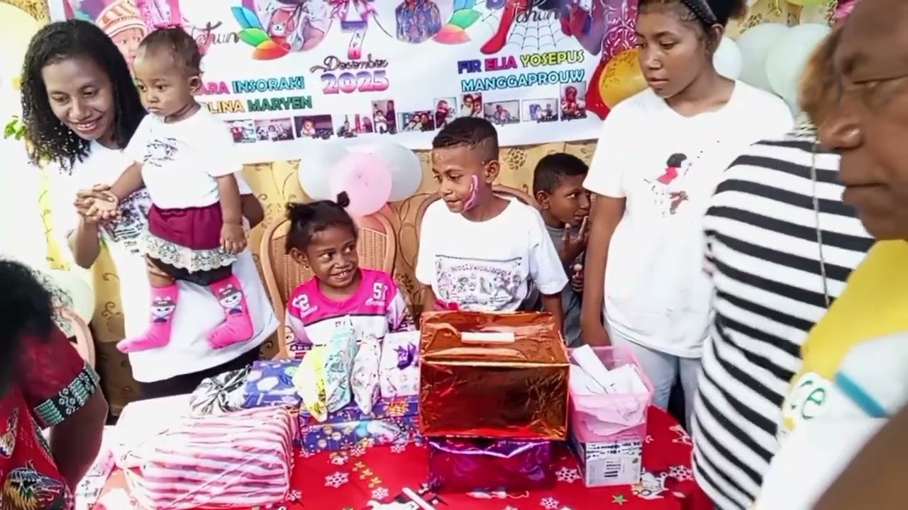 Perayaan HUT Anak Munara Maryen dan Fir Manggaprow🥰😇