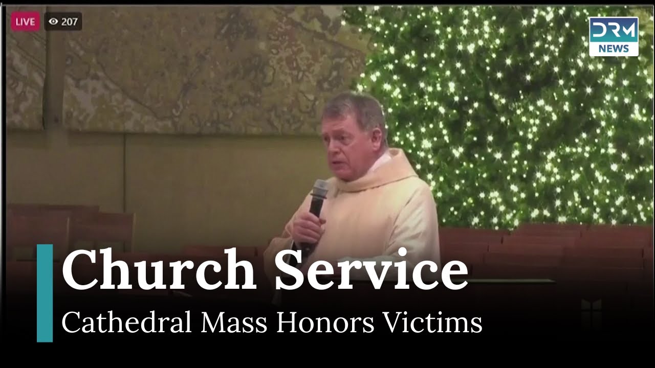 Los Angeles Cathedral Holds Mass as Wildfires Ravage City | DRM News | AK1G