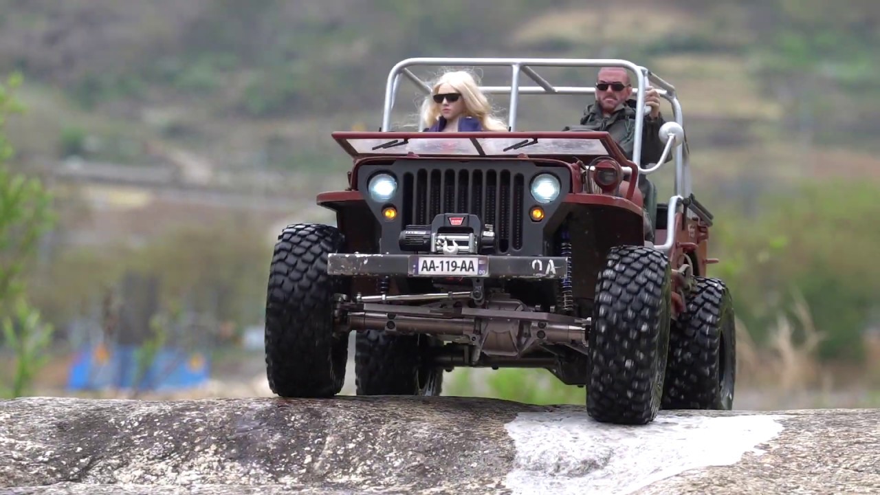 1/6 Scale Willys Jeep│U.S 1/4 Ton 4x4 Truck Off Road Adventure│# 12