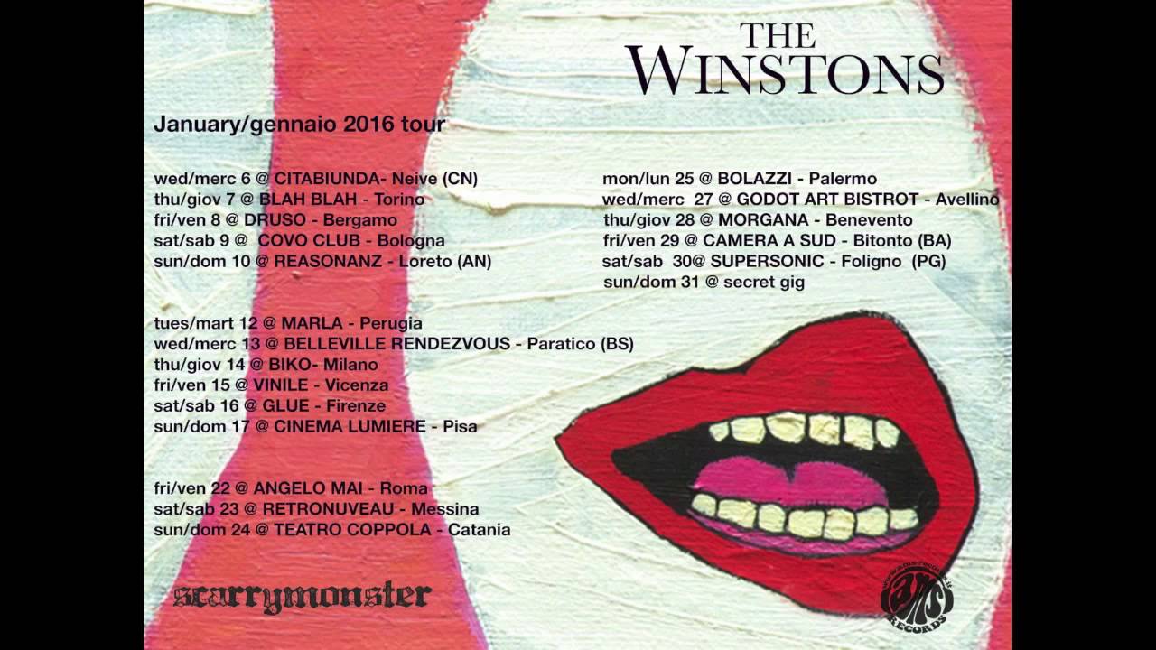 The Winstons tour January 2016