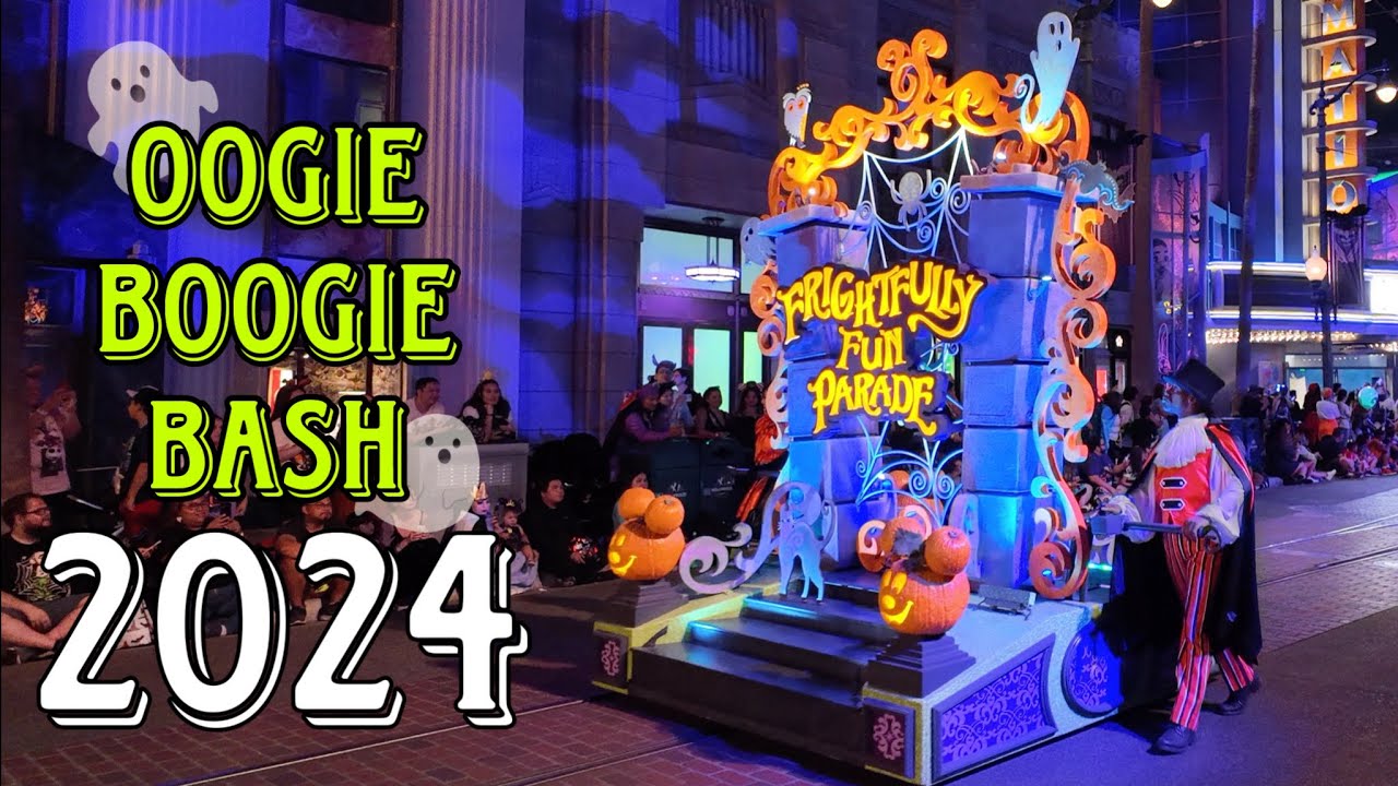 Frightfully Fun Parade Oogie Boogie Bash 2024 at Disney California Adventure
