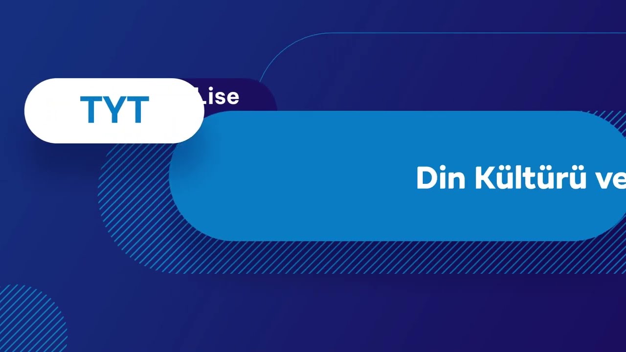 2019 YKS Sınav Soru Çözümleri Din Kültürü ve Ahlak Bilgisi TYT