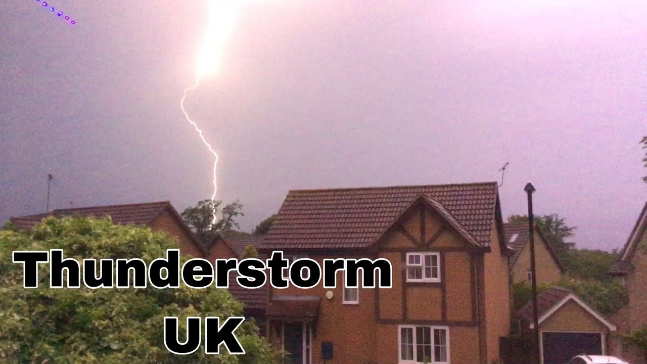 UK Thunderstorm frequent lightning  (24/7/21)
