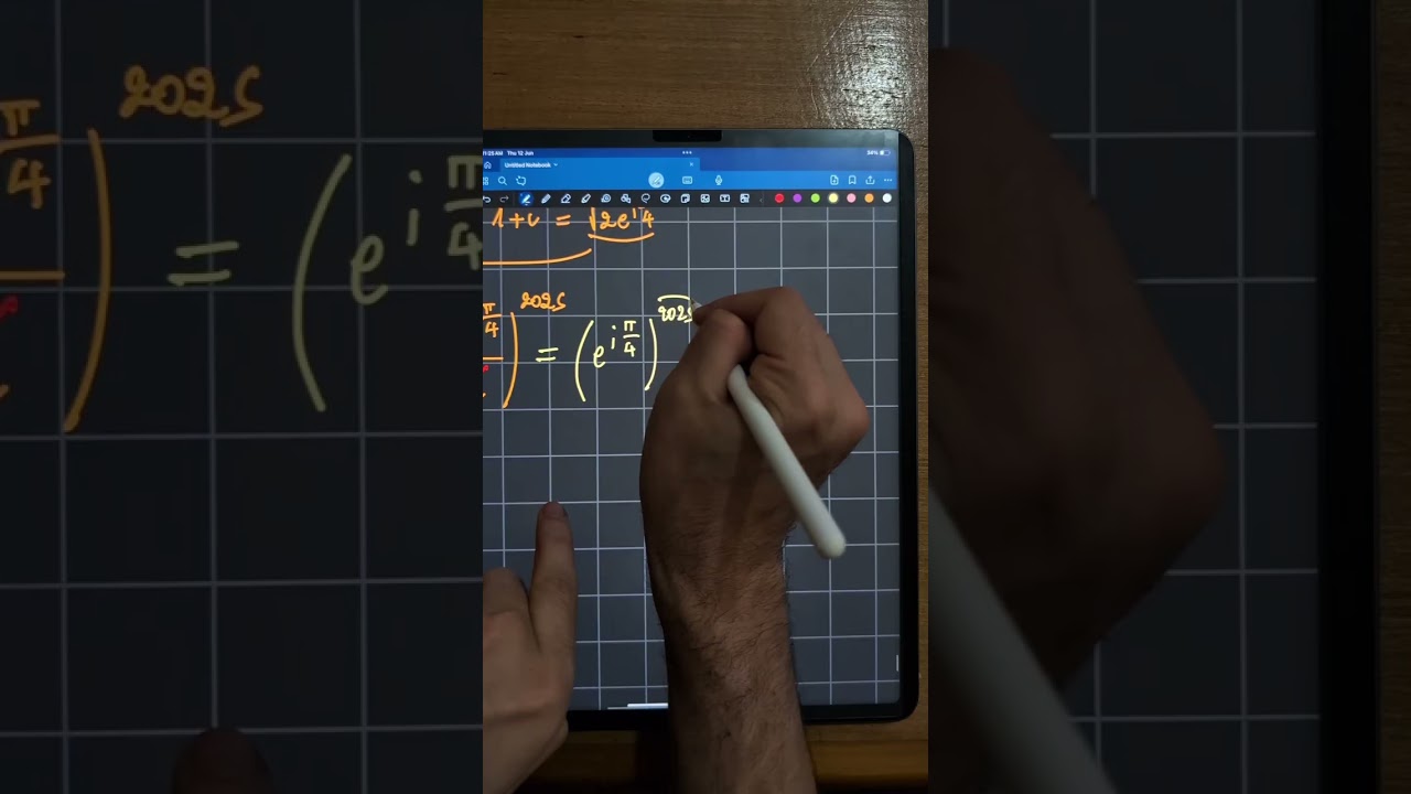 دستور موافر و تبسيط قوى أعداد مركبة