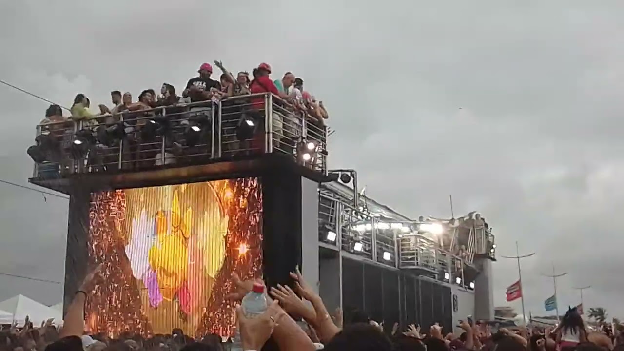 Bell Marques no pré carnaval de São Luís - MA, na avenida litorânea 01/2026