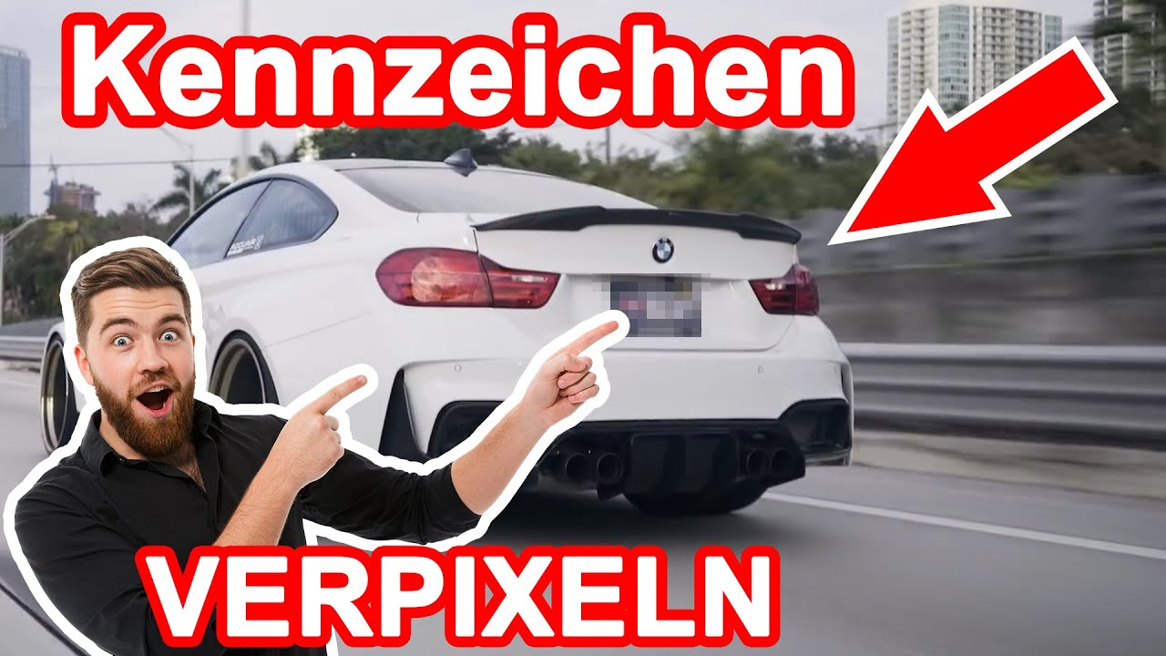 Kennzeichen und Personen/Gesichter verpixeln mit Adobe Premiere 🥷