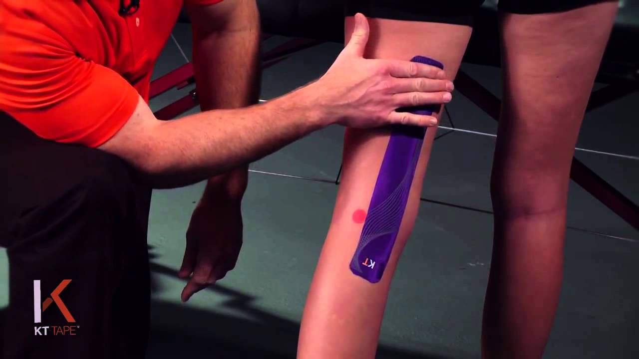 KT Tape  Back of Knee 肌內效貼布 膝蓋後側貼紮教學