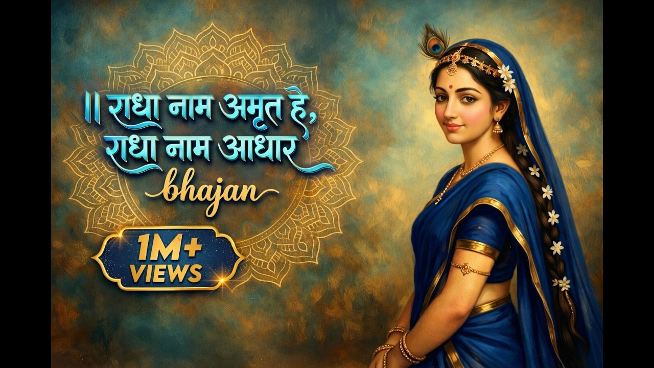 || राधा नाम अमृत है, राधा नाम आधार bhajan || #morningbhajans #devotionalbhajan #bhajansongs #music