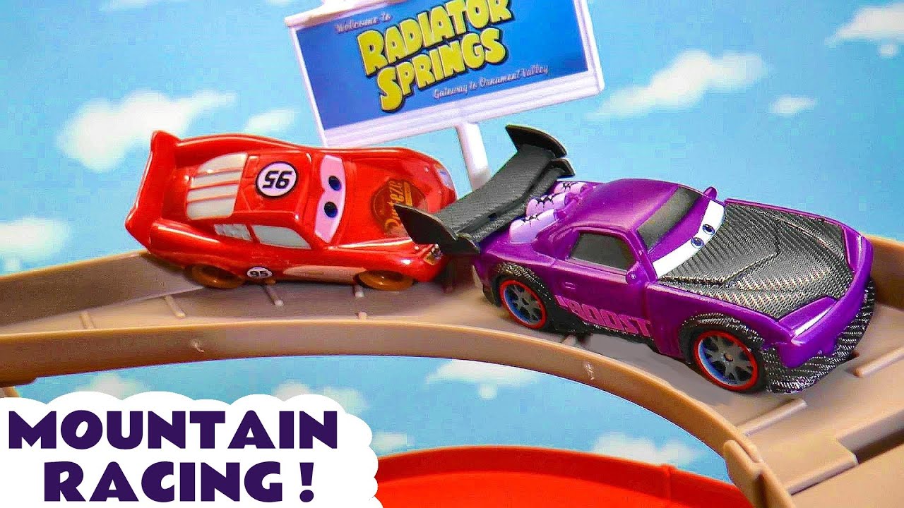 Cars McQueen At the Radiator Springs Mountain