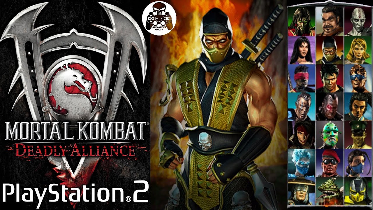 Mortal Kombat Deadly Alliance  / Sony PlayStation 2 / прохождение Scorpion [60fps]