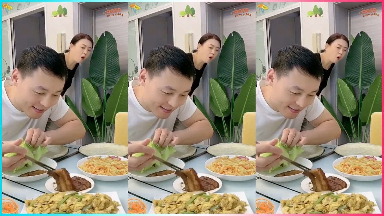 😂🍴Hilarious Husband vs. Wife Food Showdown: Who Will Win the Epic Battle? #funnyvideo #vlog151