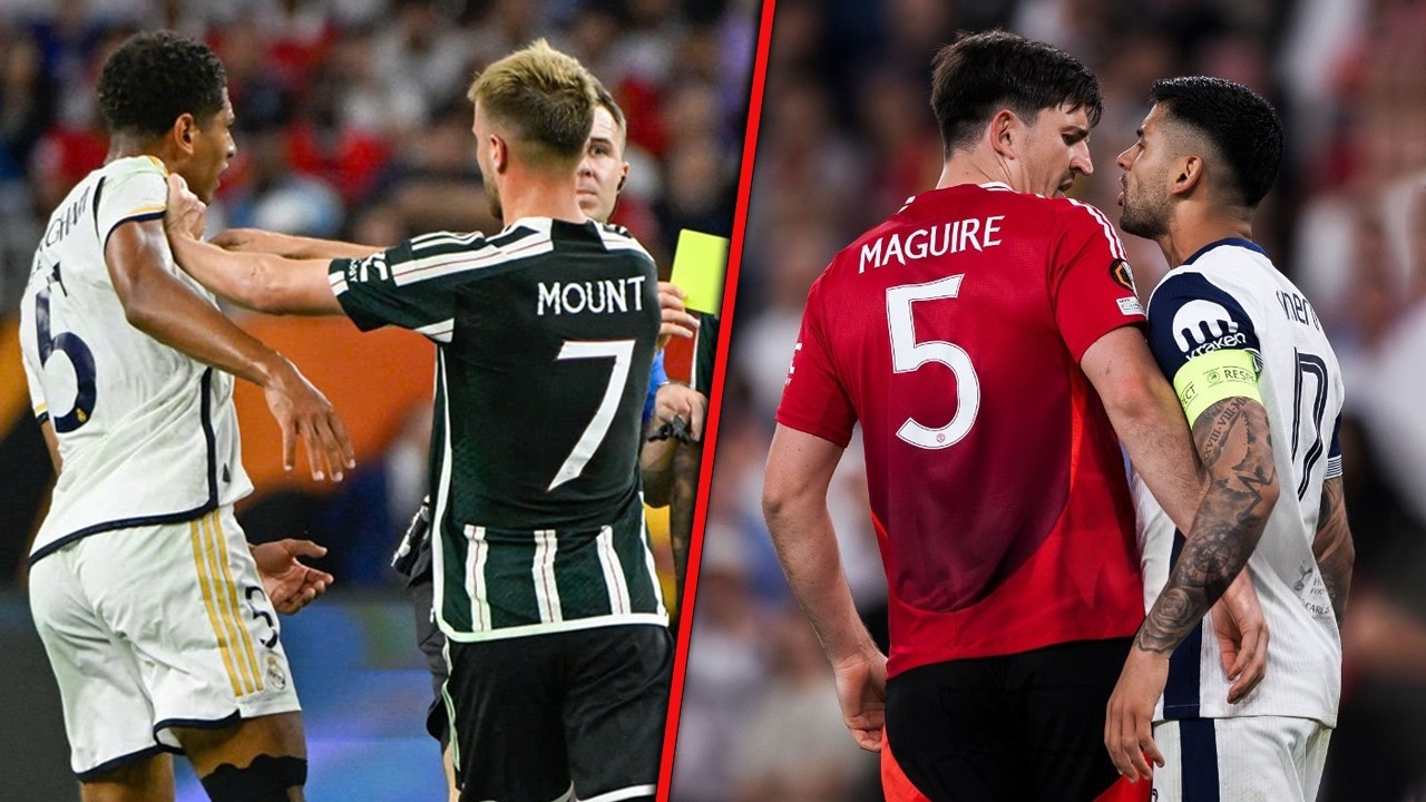 Manchester United Players 100% Angry Moments & Dirty Fouls