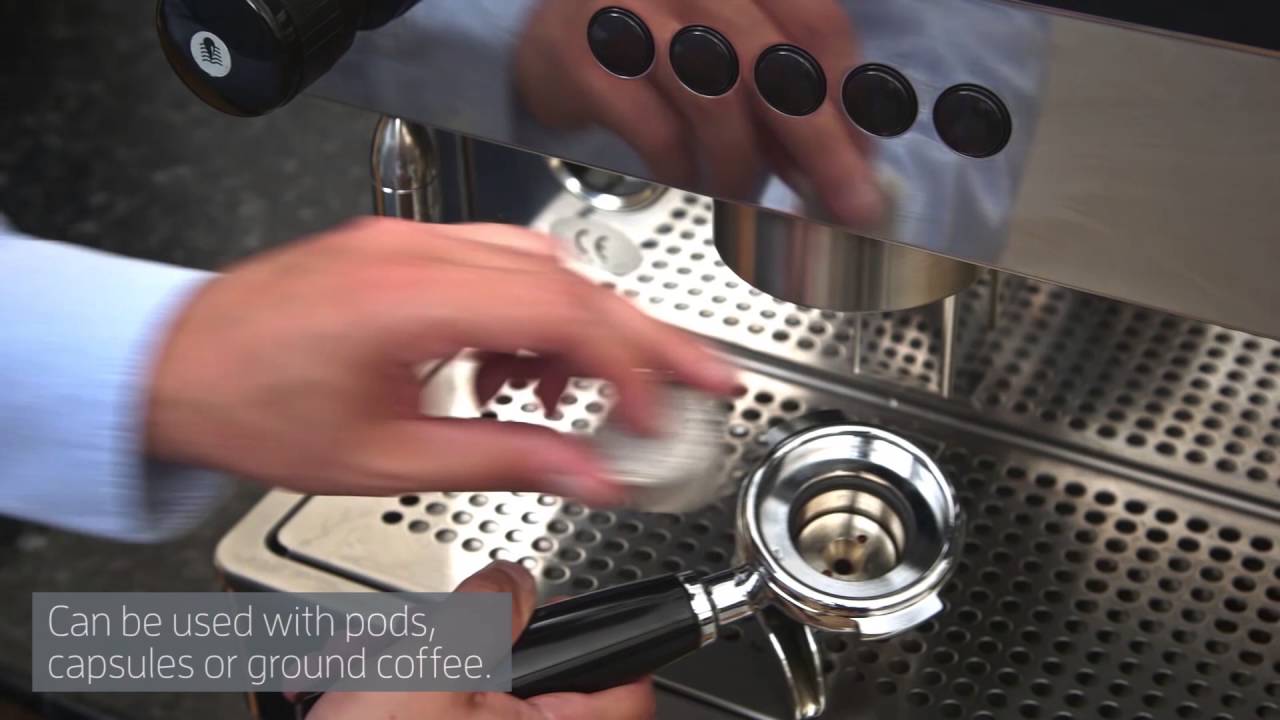 The Visacrem Ottima Espresso Machine - Captioned
