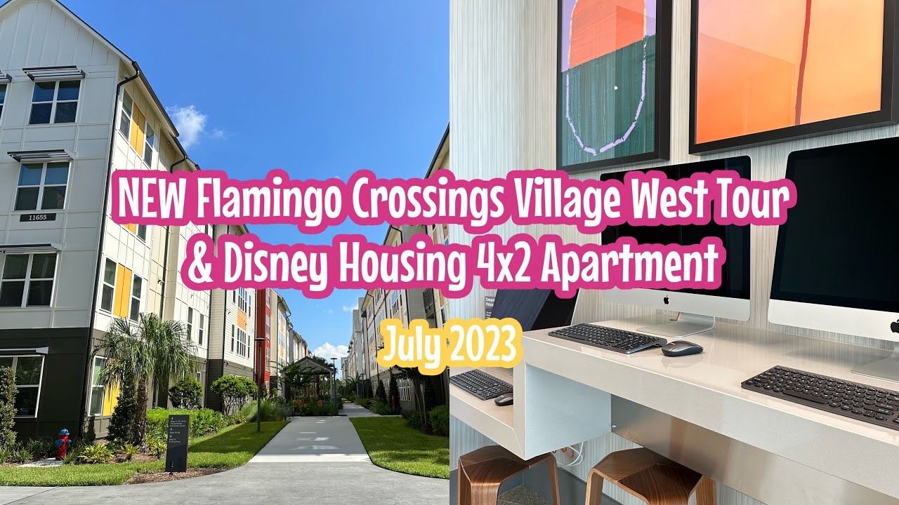 Новый тур по жилому комплексу Flamingo Crossings Village West | Квартира 4x2 от Disney Housing, и...