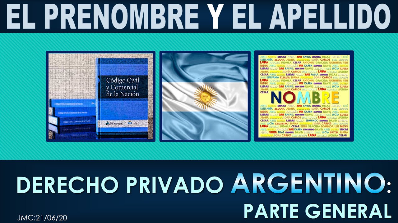 EL PRENOMBRE Y EL APELLIDO EN EL DERECHO PRIVADO ARGENTINO