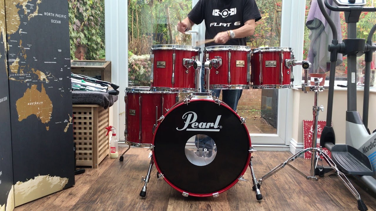 Pearl BLX in Sequoia Red.