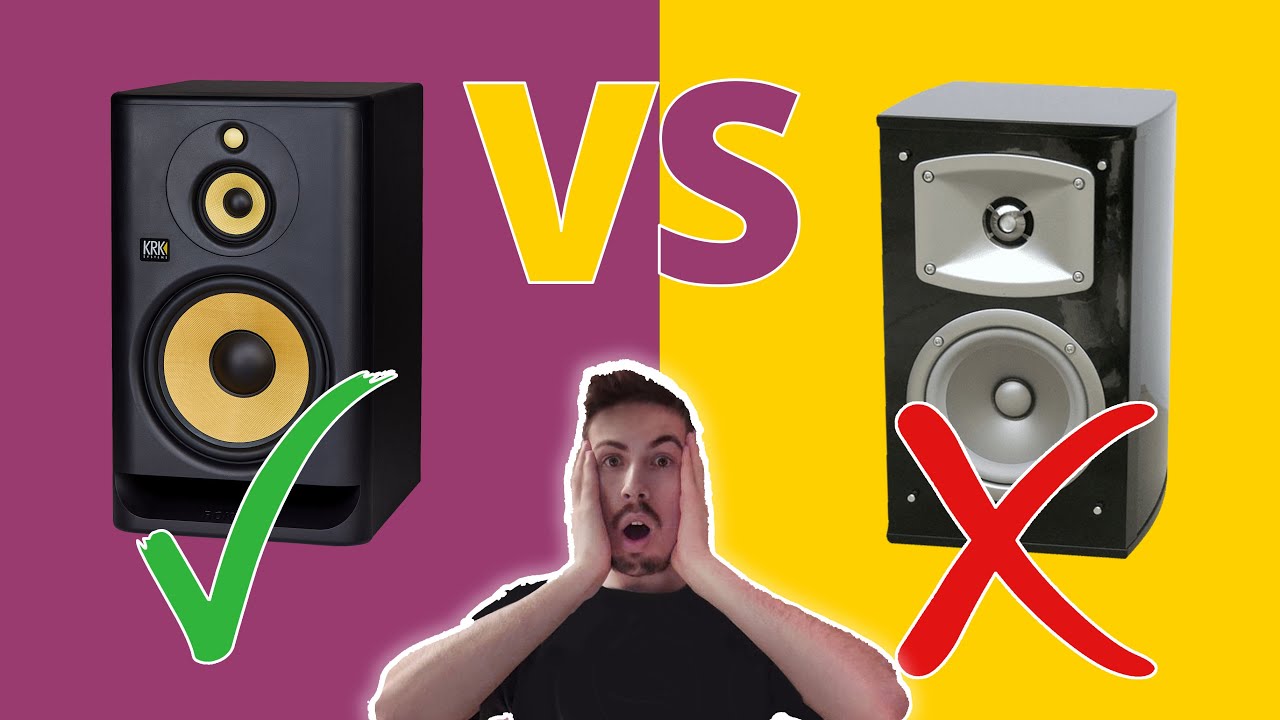 DIFERENCIAS entre Monitores de Estudio y Altavoces para escuchar m&uacute;sica