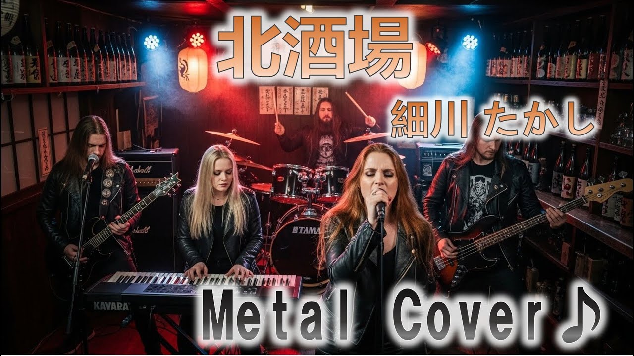 細川 たかし　北酒場 | North Bar | J-POP Metal Cover愛(AI)版