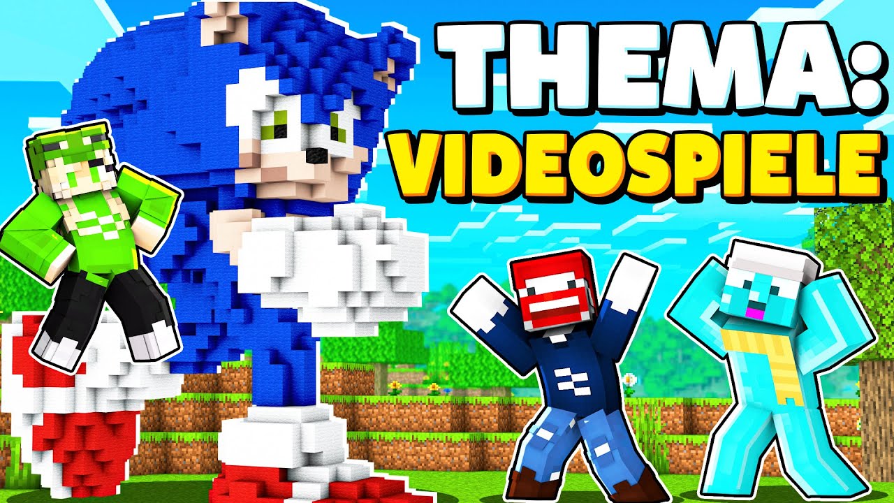 3 YOUTUBER machen ein BAU BATTLE