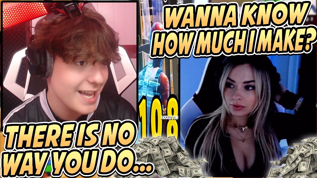 Clix Is SPEECHLESS After Corinna Kopf Reveals How Much MONEY She Makes & Gets JEALOUS! - Fortnite