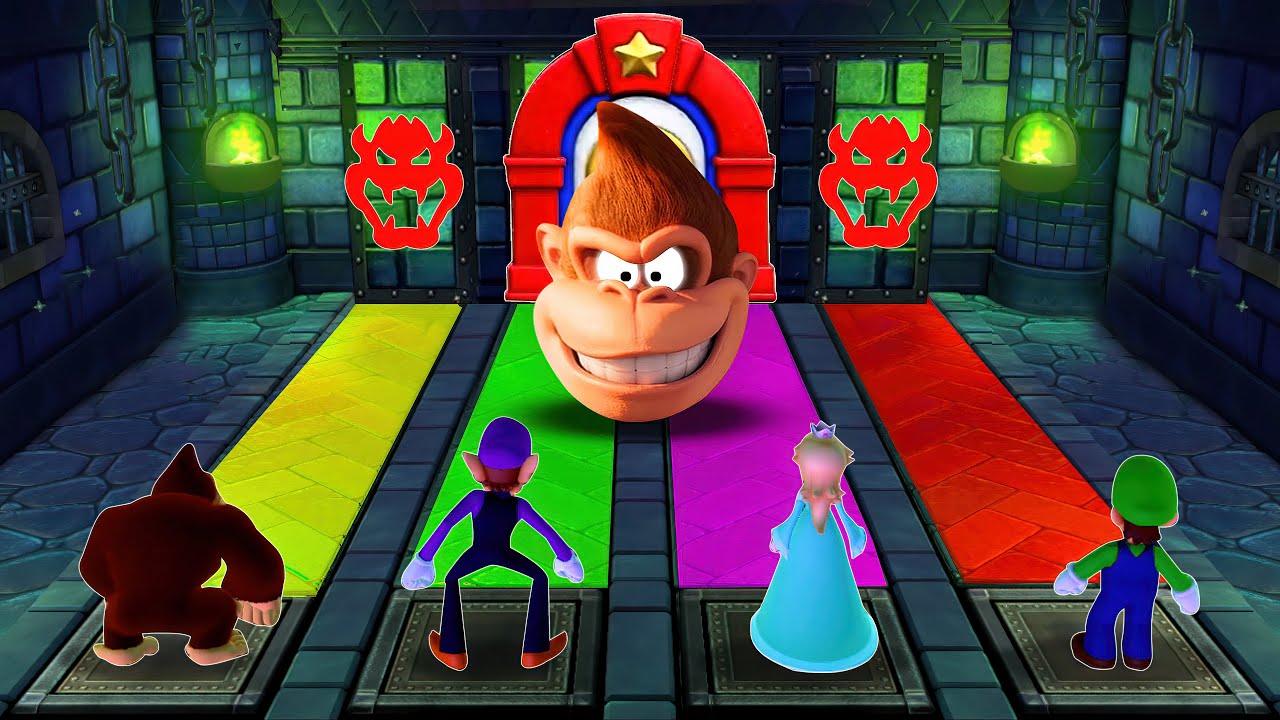 Mario Party 10 - Donkey Kong Minigames Battle (Hardcore Difficulty)