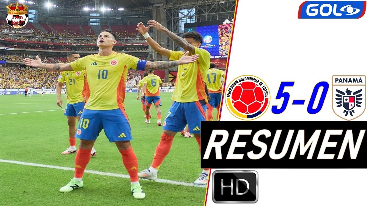Colombia vs Panama 5-0 Full Highlights 2024