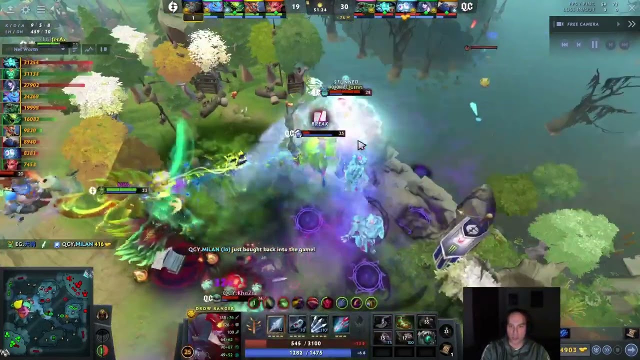 Mason casting an intense fight - Quincy crew vs EG