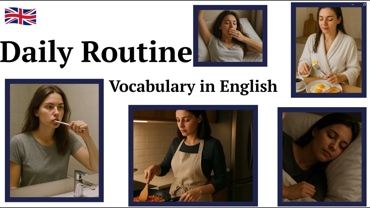 Daily Routine for beginners | Present Simple