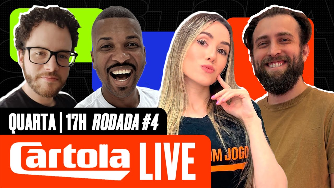 LIVE CARTOLA! Vem pegar as dicas pra 4ª rodada!