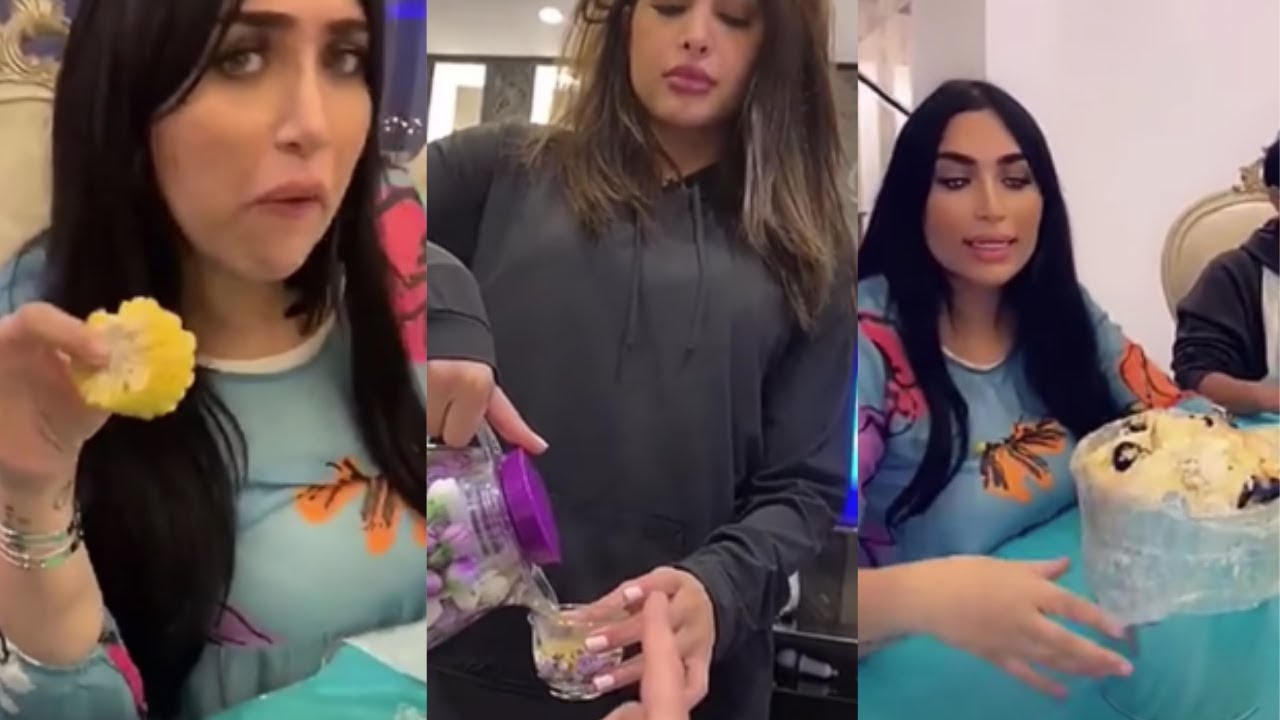دكتورة خلود تعزم نورة العميري وفوز الفهد وتوتة في بيتها وغرق بيت دكتورة خلود بسبب المطر