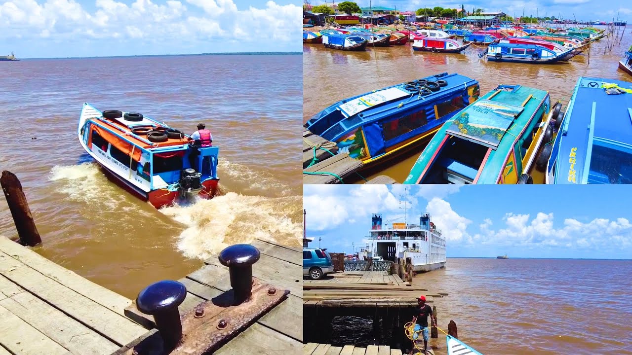 Parika Ferry Stelling 🇬🇾 Essequibo River GUYANA 2023