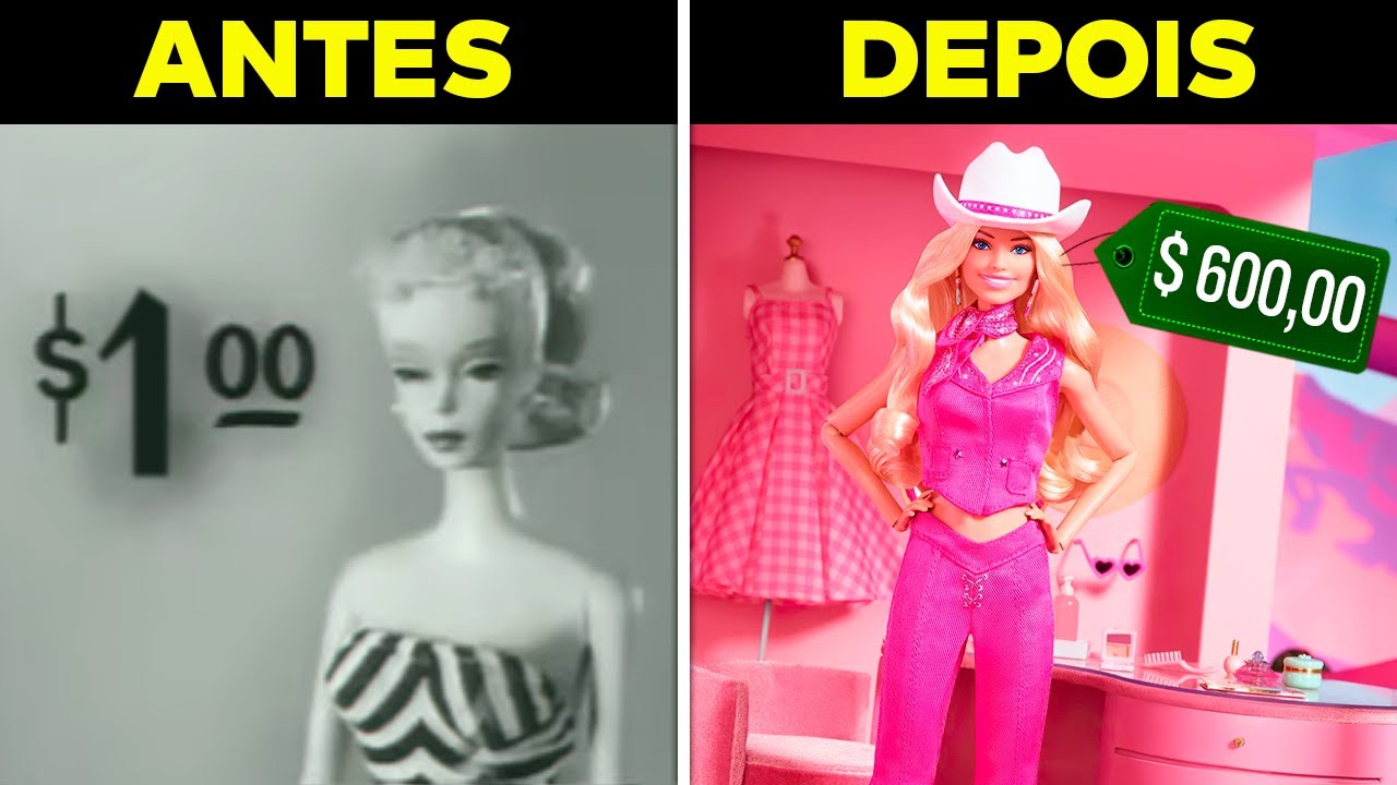 EVOLUÇÃO DOS COMERCIAIS DE BARBIE (1959-2023)