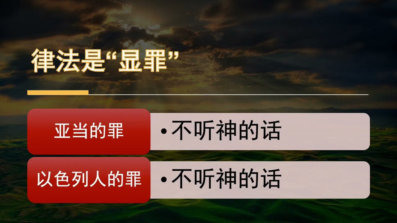 守住真道14 从摩西之约看“限制性原则”