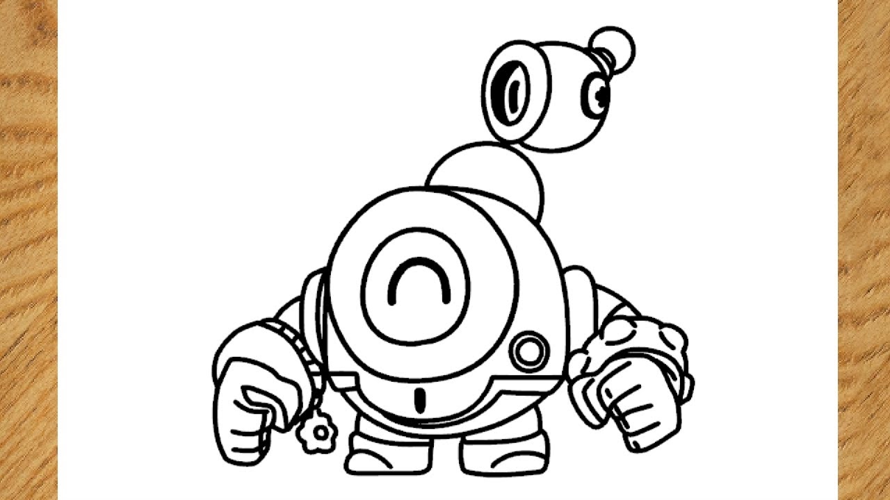 Como dibujar a Nani de Brawl Stars paso a paso