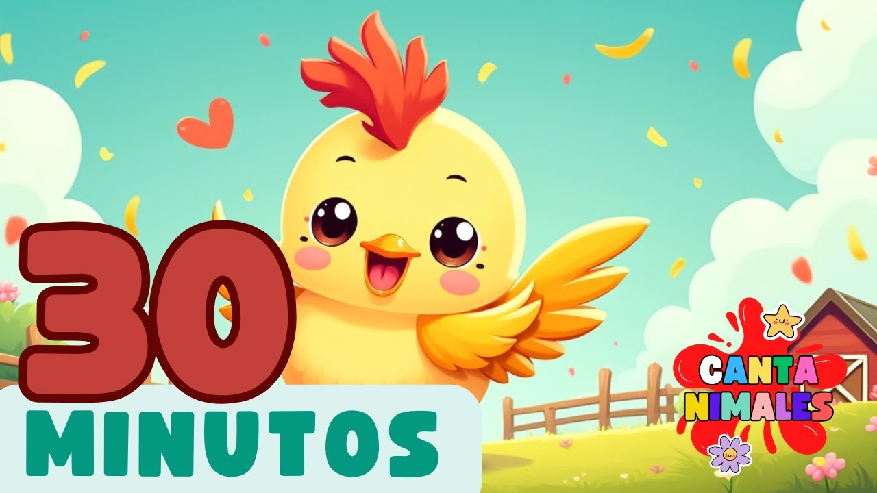 🐥🎵 Canciones Infantiles: “Gallo Kikirikí” con Amigos de la Granja — Palmas, Saltos y Risas 😄