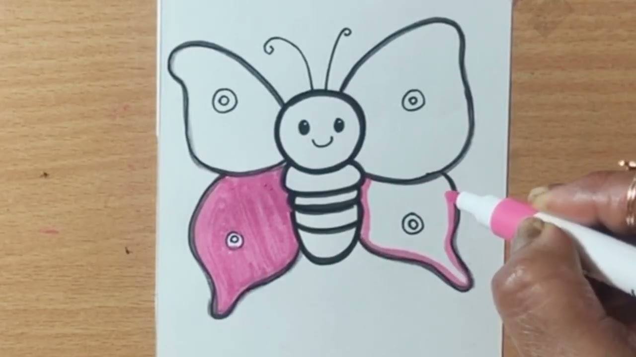How to draw butterfly 🦋 || Easy drawing ✍️ 