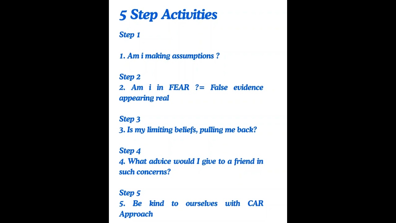 Day 37 Concern to Conviction-Topic Challenging Our Concerns - Activity 
