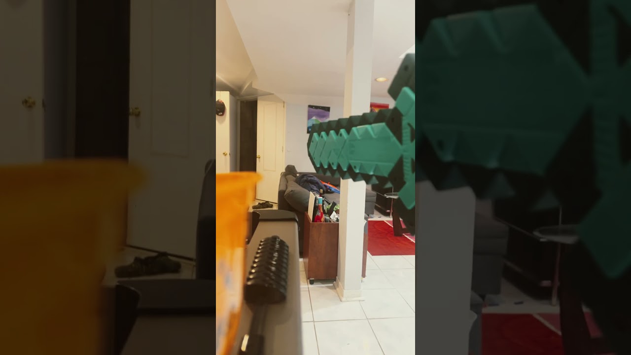 Nerf Minecraft Sword unboxing #nerf #nerfgun #nerfunboxing