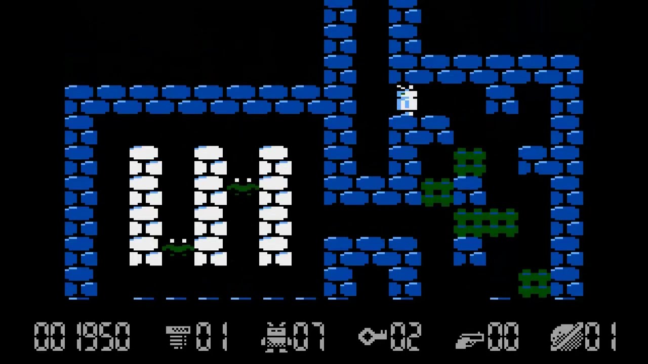 ATARI 8BIT XL XE Robbo Demo (4 STAGES ONLY) Gumi & Krawco Software PL 400 800 600 1200 1400 1450 ATA