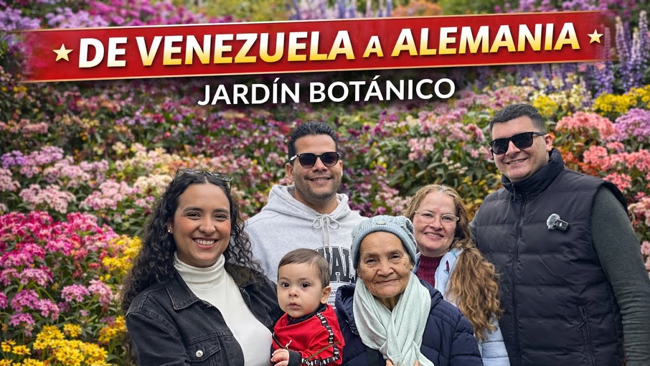 MI FAMILIA VINO DE VENEZUELA 🇻🇪… Y LOS LLEVÉ A VER ESTE JARDÍN MÁGICO EN ALEMANIA  🇩🇪🌷