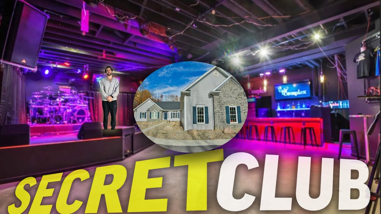 This Seemingly NORMAL House Has a NIGHT CLUB in the Basement!