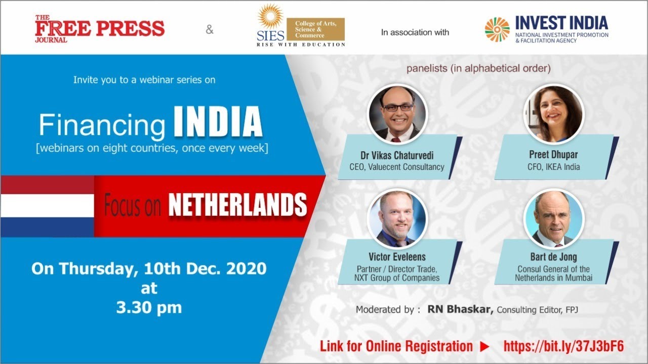 Financing INDIA | Focus on NETHERLANDS| Panel Discussion
