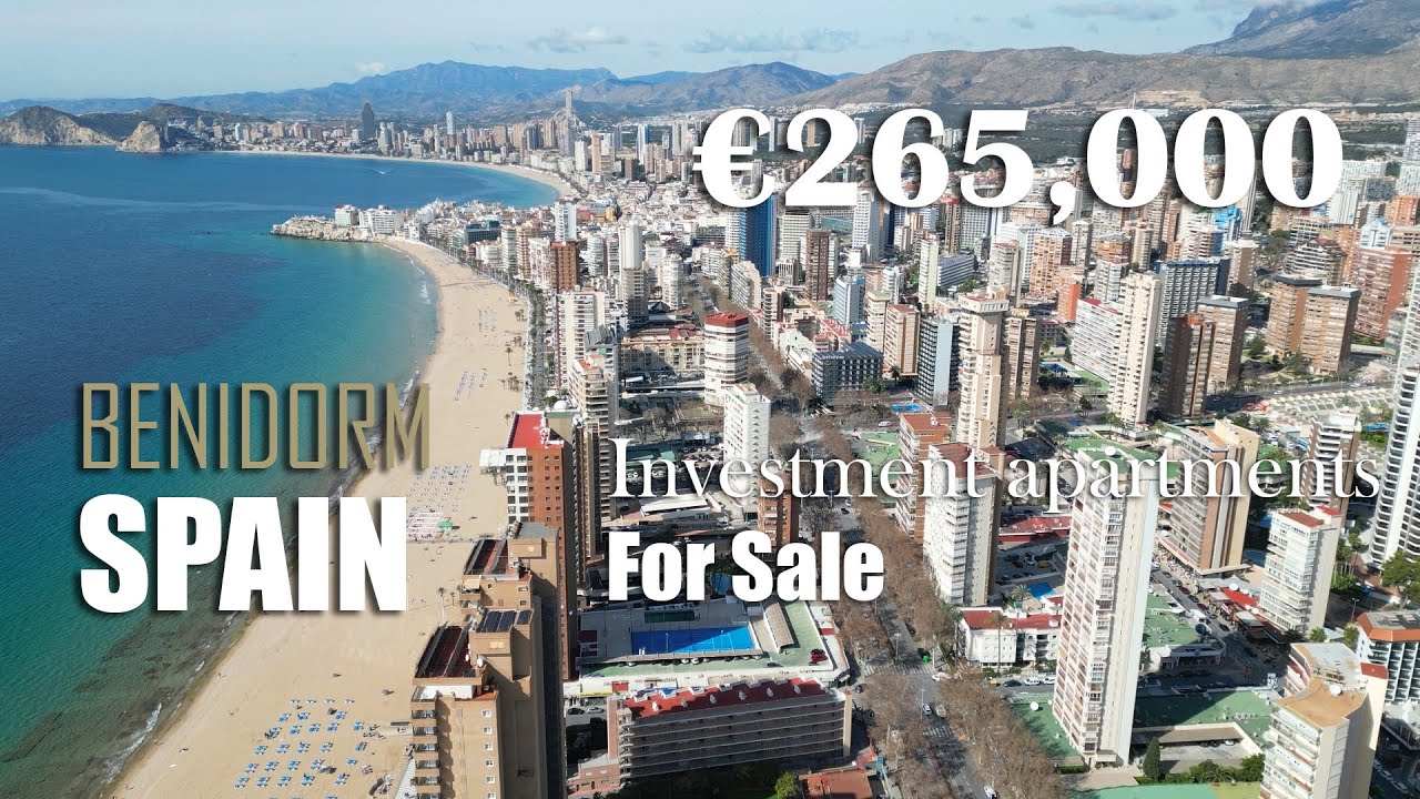 Investment apartments in the Rincon De Loix area of ​​Benidorm for sale, Spain. Carlos 5 complex