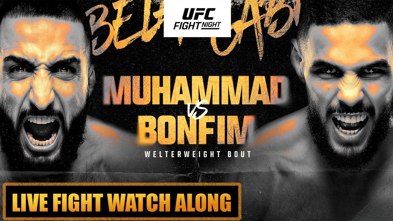 UFC Vegas 118 Live Fight Watch Along Belal Muhammad vs. Gabriel Bonfim